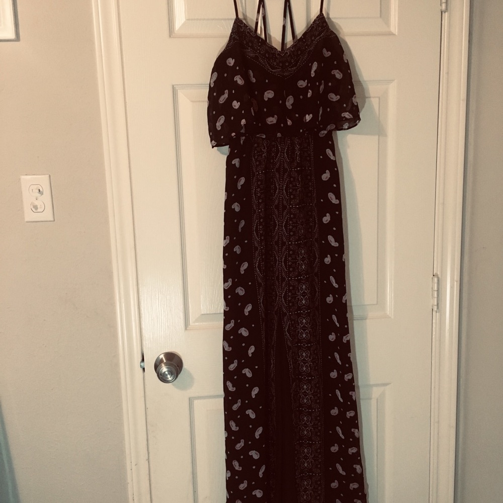 Paisley Vera Wang maxi dress